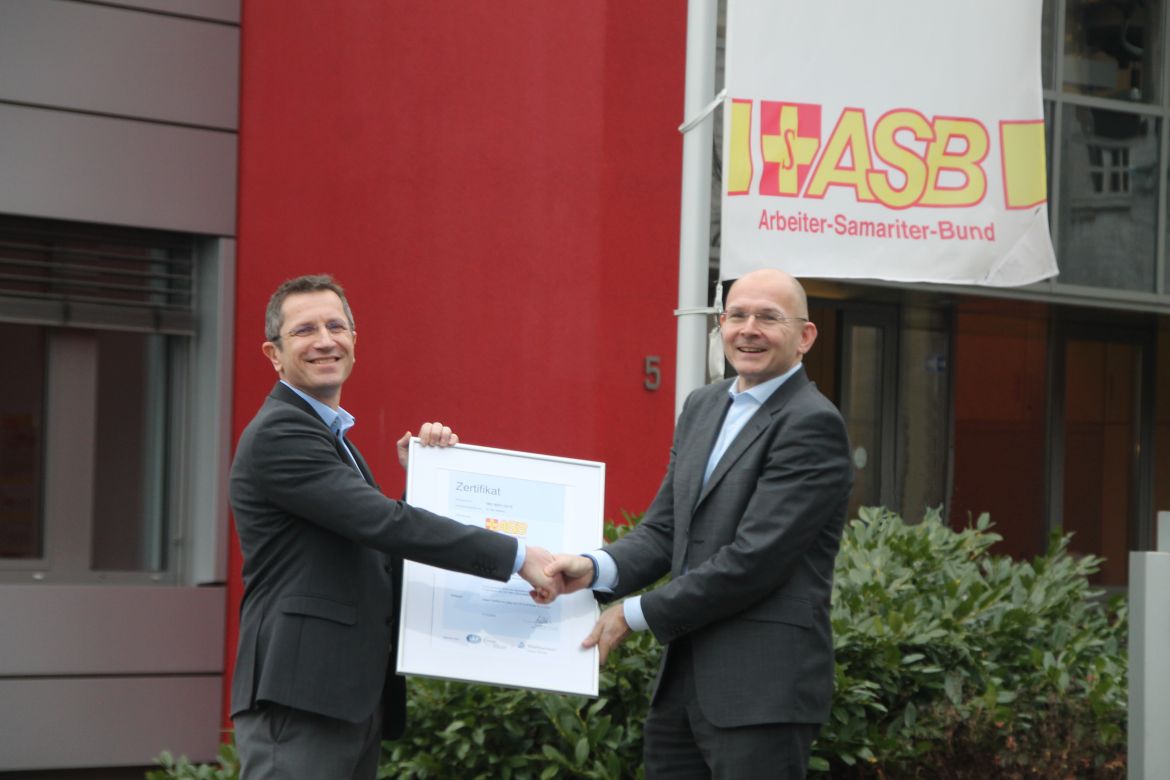 ASB-Hausnotruf-Service Hessen ist jetzt TÜV-zertifiziert