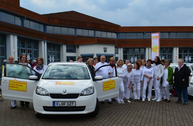 Fahrzeugübergabe: ASB nimmt 27 Skoda Citigo für die Ambulante Pflege in Betrieb