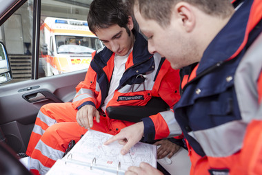 Alarmierung der Rettungshundestaffel