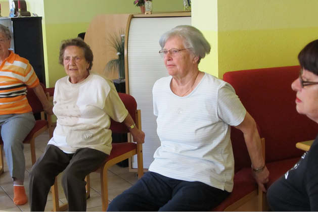 Seniorengymnastik im Seniorentreff