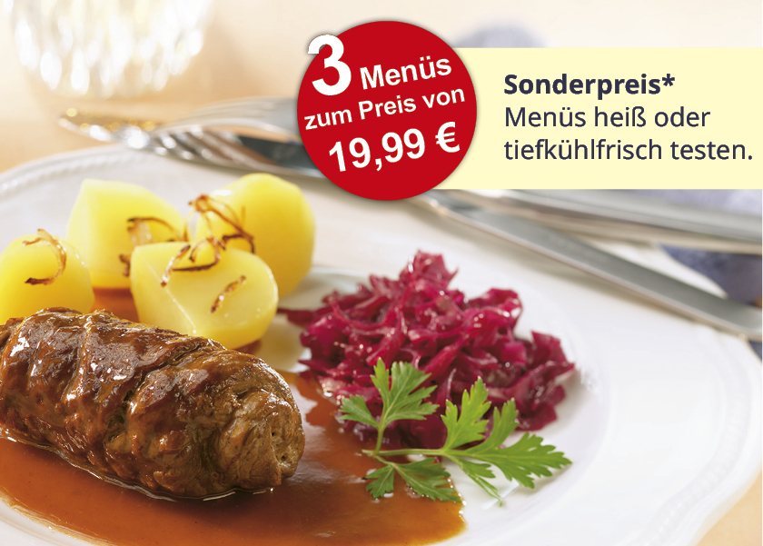 Schnupperangebot Menü-Service